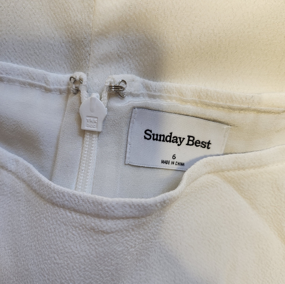 3/$50 Aritzia Sunday Best White Skirt - Picture 4 of 4